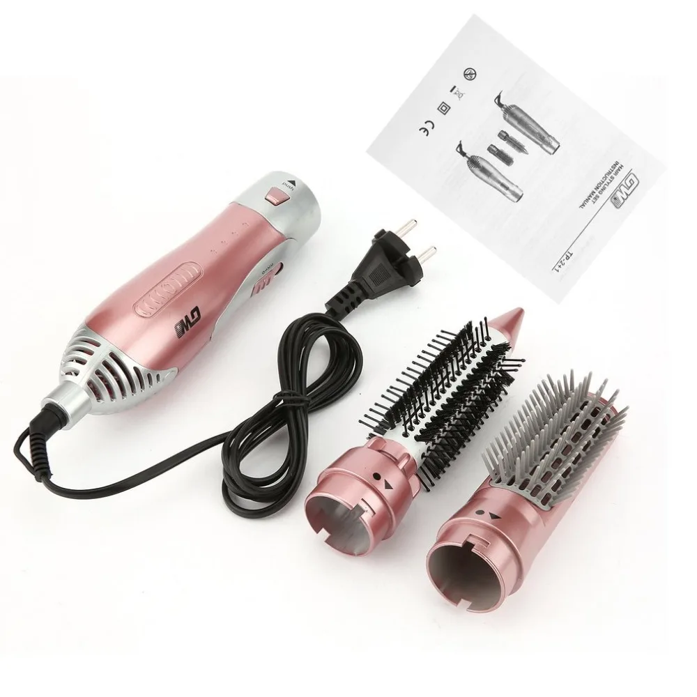 

2 in 1 Hair Dryer Multifunctional Hair Straightener Comb & Curling Hair Comb Straightening Rapid Heating Hair Styling Tool