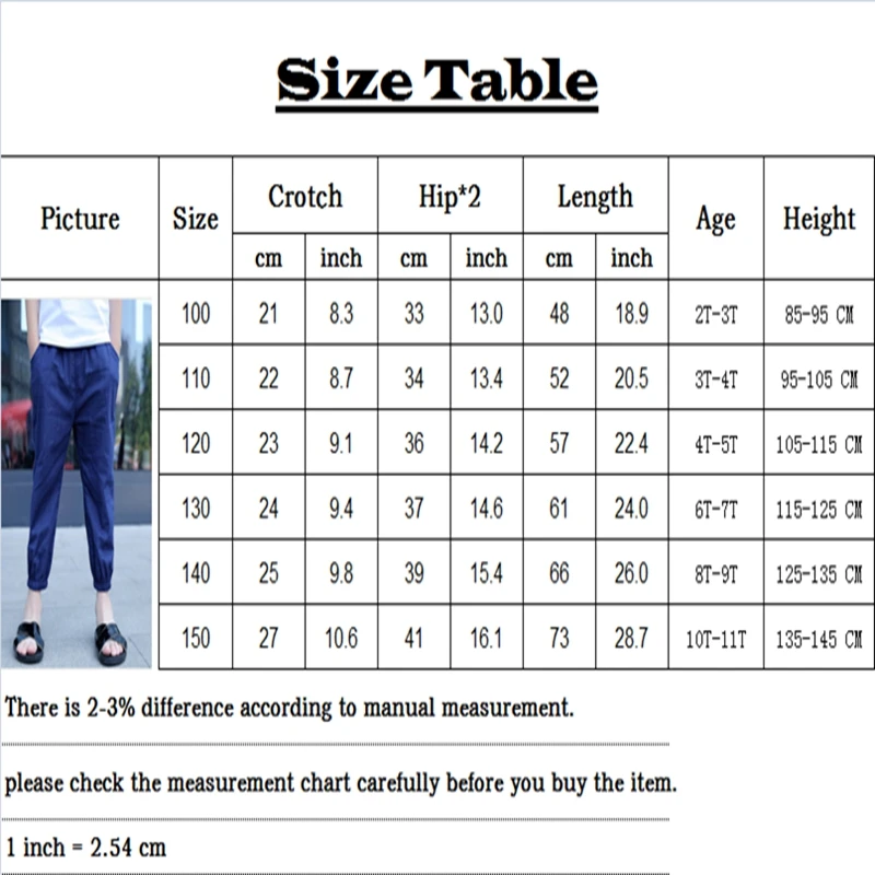 Baby Boys and childrens jeHaroun pants clothes In the summer Loose thin section Boys kids fashion Pure color 7 minutes of pants Clothing (1)