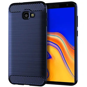 

50pcs/lot Slim Carbon Fiber Shockproof Armor Brushed Case For Samsung Galaxy J3 Prime J3 Emerge J3 J5 J7 2017 US Version