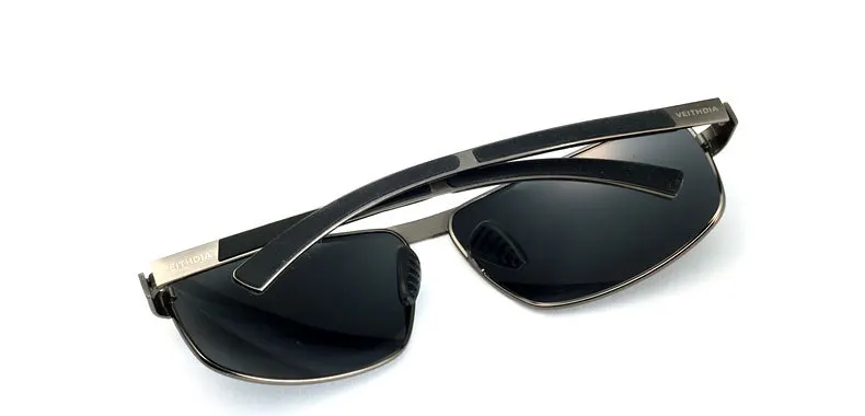 Мужские солнцезащитные очки с поляризационными линзами. Зеркальные мужские очки для водителей, рыбаков, спортсменов. Артикул AE2490