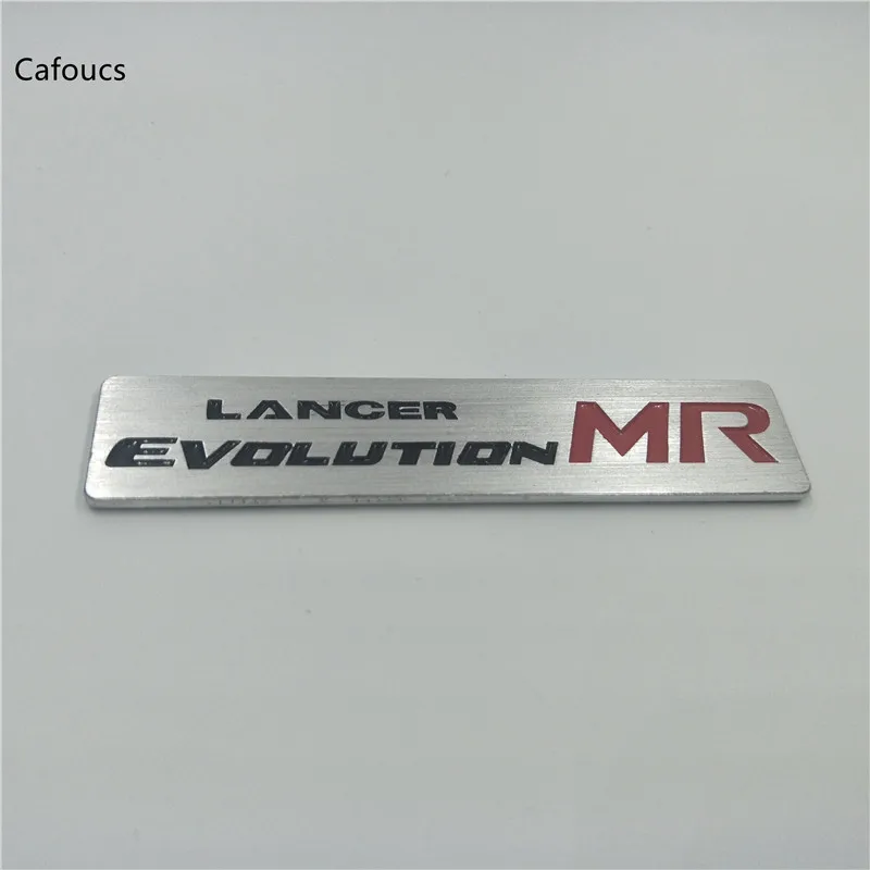 

Aluminum Metal Car-styling For Mitsubishi Lancer Evolution X MR Emblem Badge Logo Decal Sticker