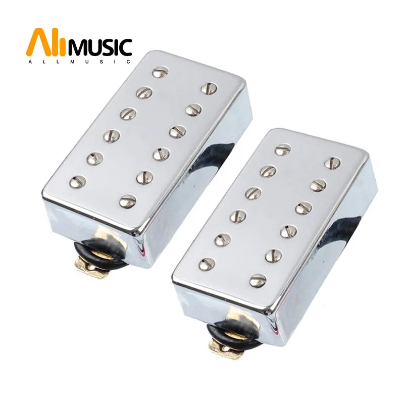 

ALLMusic Double Coil 12 Hole Humbucker Pickup for LP Electric Guitar Chrome
