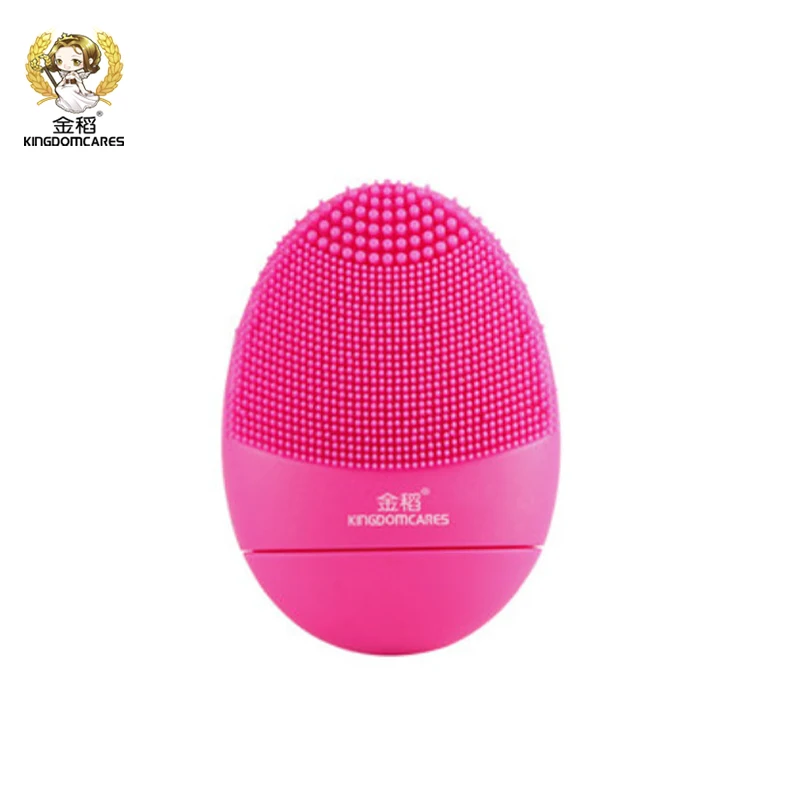 

Rechargeable Electric Facial Cleansing Device Sonic Vibration Waterproof Silicone Face Cleanser Blackhead Acne Removal Massager