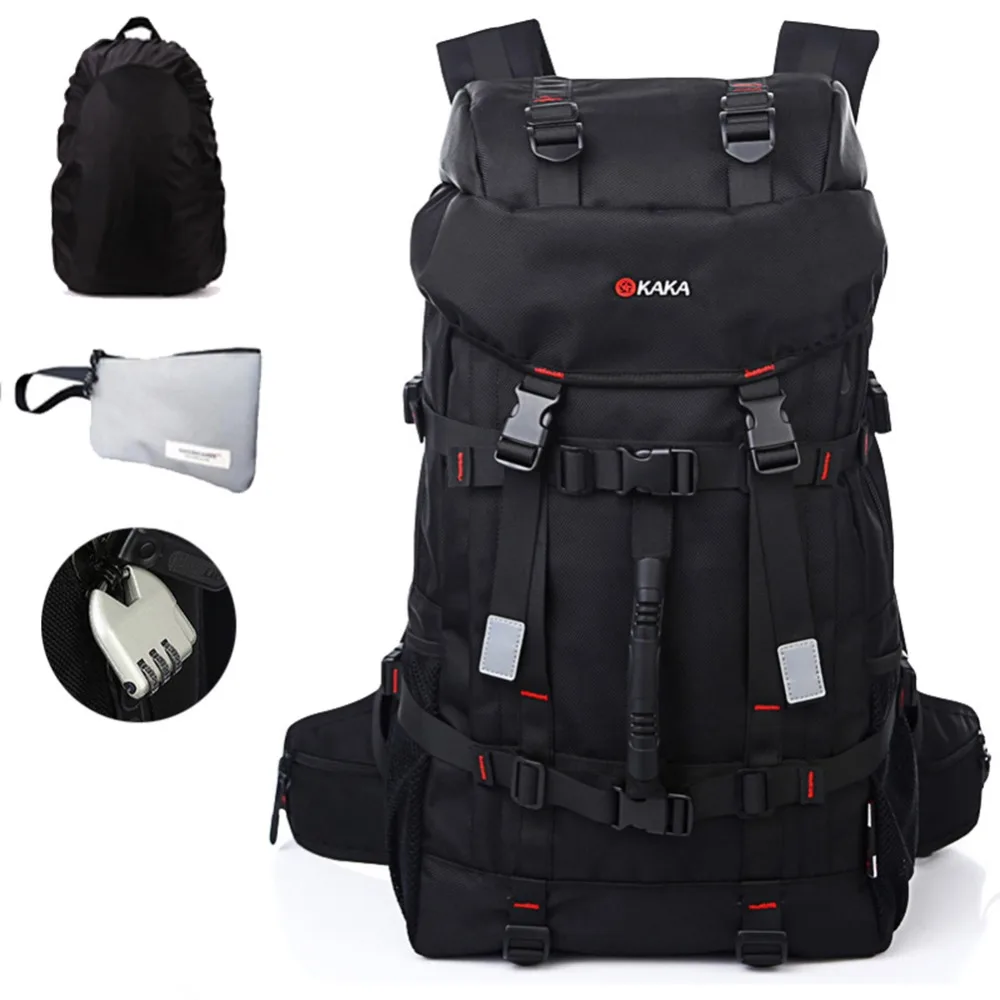 High Capacity Travel Duffle Waterproof Backpack Men Oxford Knapsacks