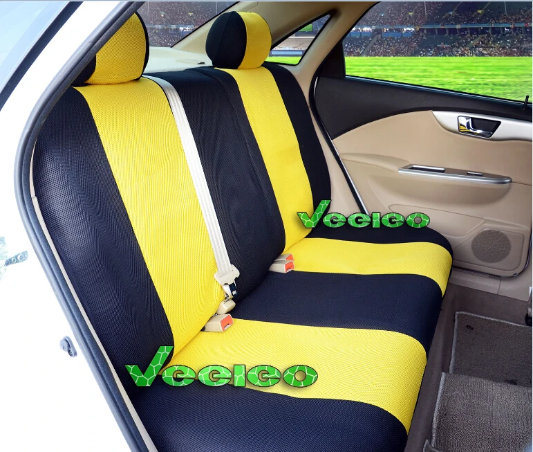 (Может шить логотип) Veeleo (Передние + Задние) универсальный Автомобиль Чехлы Для