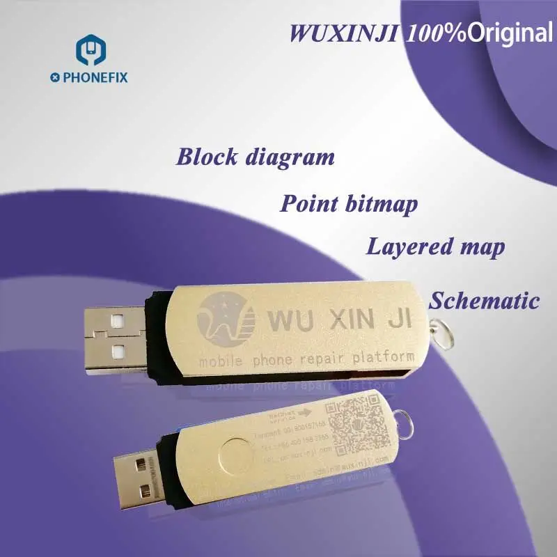 PHONEFIX Wu Xin Ji Wuxinji Fivestar USB ключ для iPhone samsung PCB Материнская плата схема ремонт паяльник помощник