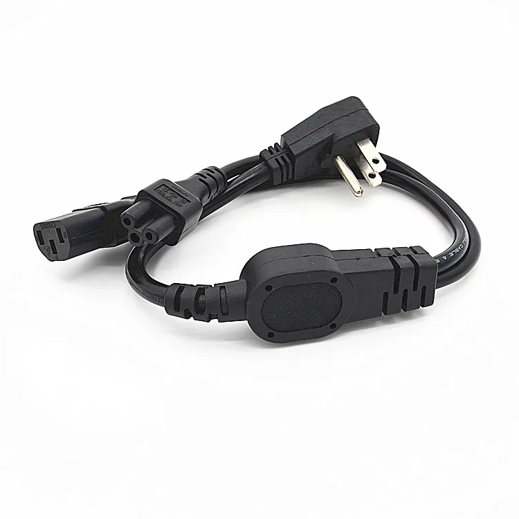 High Quality 2 In 1 Multi Function Power Cord Usa Us Flat Plug To Iec