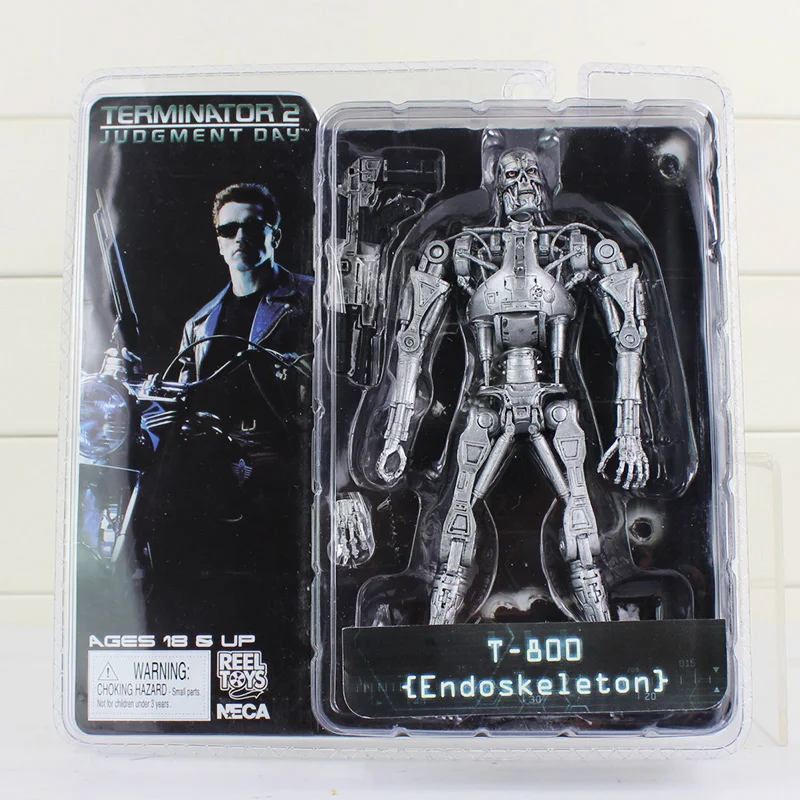 

New Arrival NECA The Terminator 2 Action Figure T-800 ENDOSKELETON Classic Figure Toy 7"18cm best gift