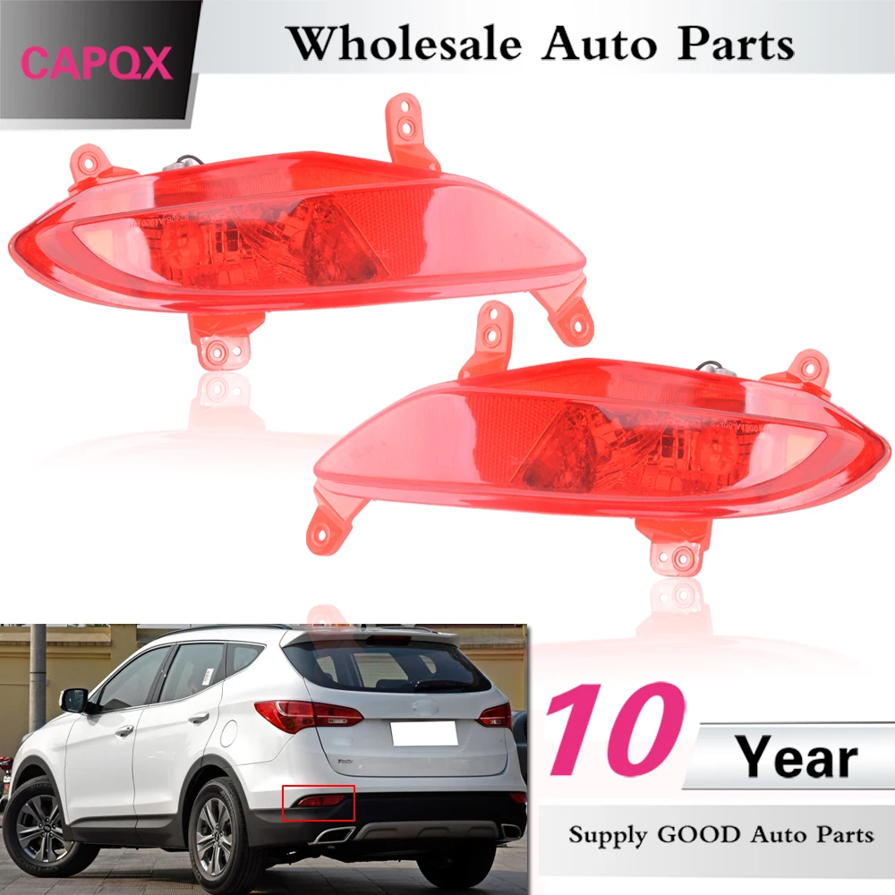 

CAPQX For Hyundai IX45 2013 2014 2015 Rear reflector Brake light with bulb Rear foglamp fog light warning light