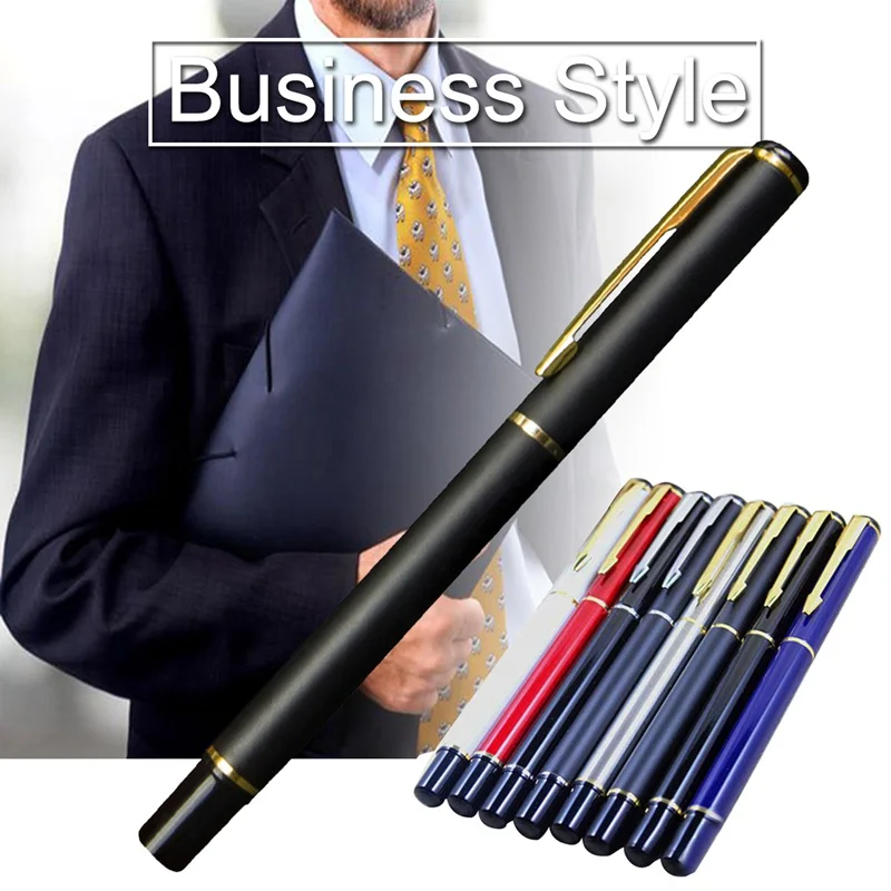 

Metal Roller Pen Fine Point (0.5mm) Elegant Pen Signature Executive Business for Men Women Noble