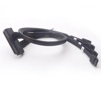 

100pcs 50CM SAS 32P TO 4*SATA 7P Serial Data Cable