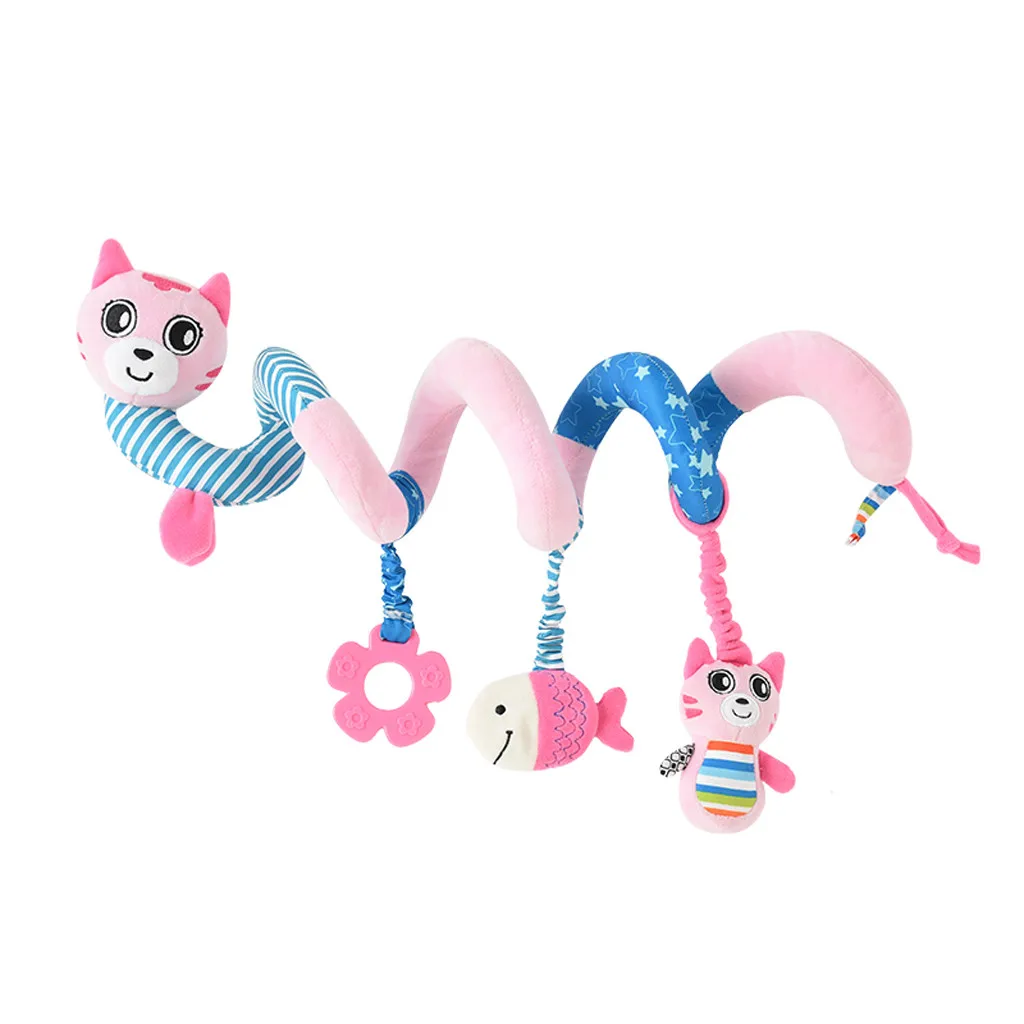 Infant baby accessories Kids Cartoon baby carrier Stroller And Bed Spiral Cart Seat Pram Hanging Toys stroller accessories