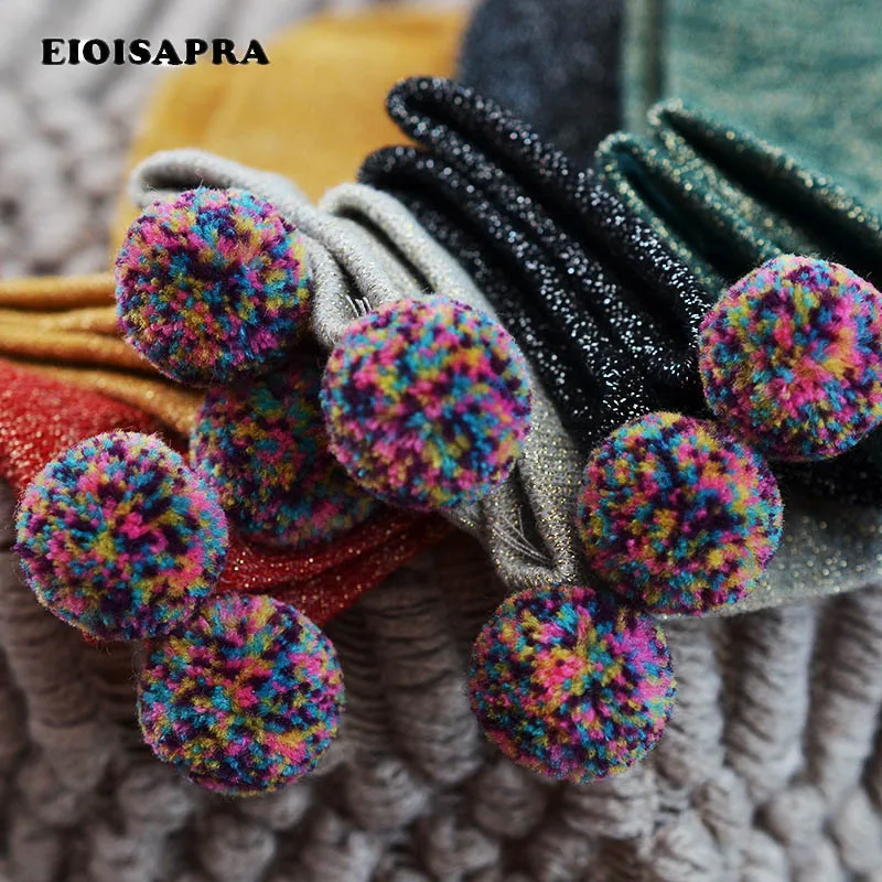 

[EIOISAPRA]Followed By The Colorful Ball Silver Silk Cute Socks Creative Japan Harajuku Socks Women Sweet Candy Color Calcetines