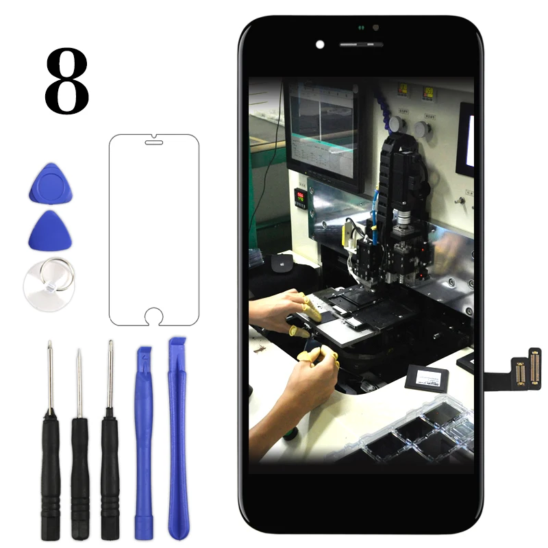 ЖК-дисплей премиум класса для iPhone 8 сенсорный 3D-экран Tianma OEM панель высокого