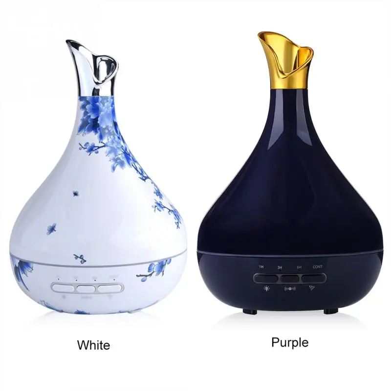 

300ML Aroma Essential Oil Diffuser Ultrasonic Air Humidifier Purifier LED Lights Essential Oil Aroma Diffuser For Home Bedroom
