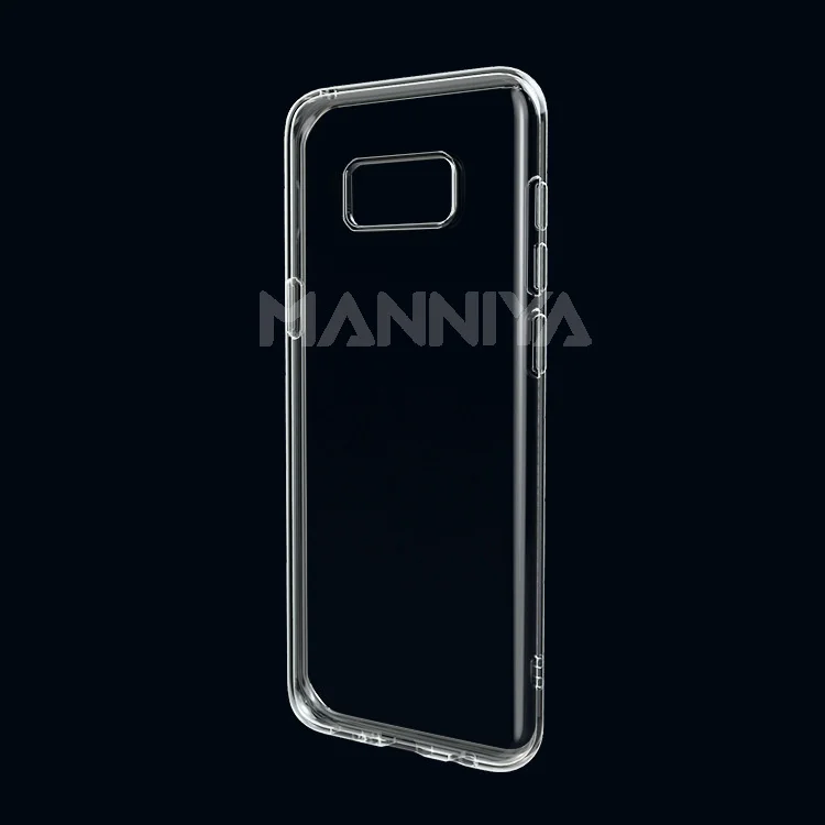 Manniya Blank «сделай сам» прозрачный мягкий ТПУ чехол для телефона для Samsung Galaxy S6/S6 edge/S7/S7 edge/S8/S8+ 1,5 мм, 50 шт в наборе