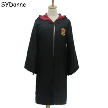 SYDanne Ravenclaw Robes плащ маскарадные костюмы Гриффиндор Ravenclaw Slytherin одежда мантия Hufflepuff накидки для мужчин, женщин и детей