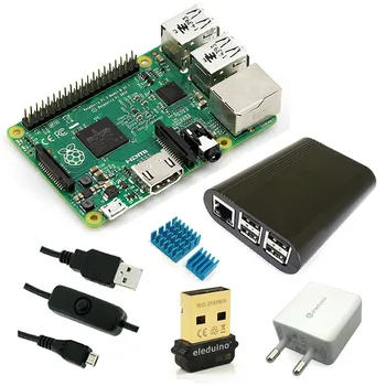 

Raspberry Pi Model B 6 in 1 Start Kit Case/WiFi/Heatsink Power Supply 5V 2A/Micro USB Cable with On/Off Control Swtich