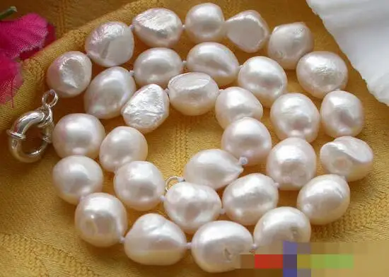 

song voge gem nanJ2078 WHITE ROUND FRESHWATER CULTURED PEARL NECKLACE