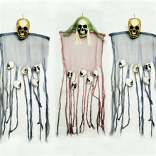 

New Halloween Hanging Ghost Haunted House Hanging Grim Reaper Devil Horror Props Hair Home Door Bar Club Halloween Decorations