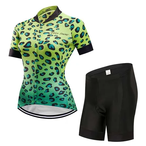 Профессиональный набор Джерси для велоспорта женская летняя одежда для велосипеда гелевая подкладка комбинезон облегающий костюм Одежда для велоспорта mtb комплект одежды - Цвет: jersey and pants 10