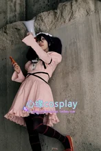 Envío gratis diario de futuro de Mirai Nikki Heroine Uryuu Minene Anime Cosplay por encargo vestido rosa Lolita estilo