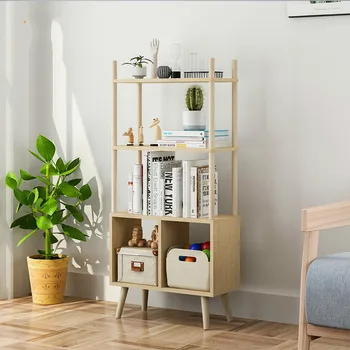 

Nordic Solid Wood Simple Bookshelf Bookshelf Receiver Shelf Simple Modern Multilayer Children's Student LM12211614