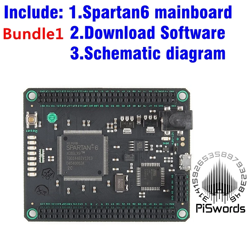 Spartan6 Mojo V3 FPGA макетная плата наборы модуль Spartan 6 XC6SLX9 SDRAM для Arduino DIY