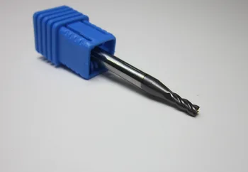 

wholesale 10PCS HRC45 2.5MM 4 flutes Tungsten Carbide end mill milling cutter CNC machine cutting CAE4-2.5X4 L50mm freeshipping