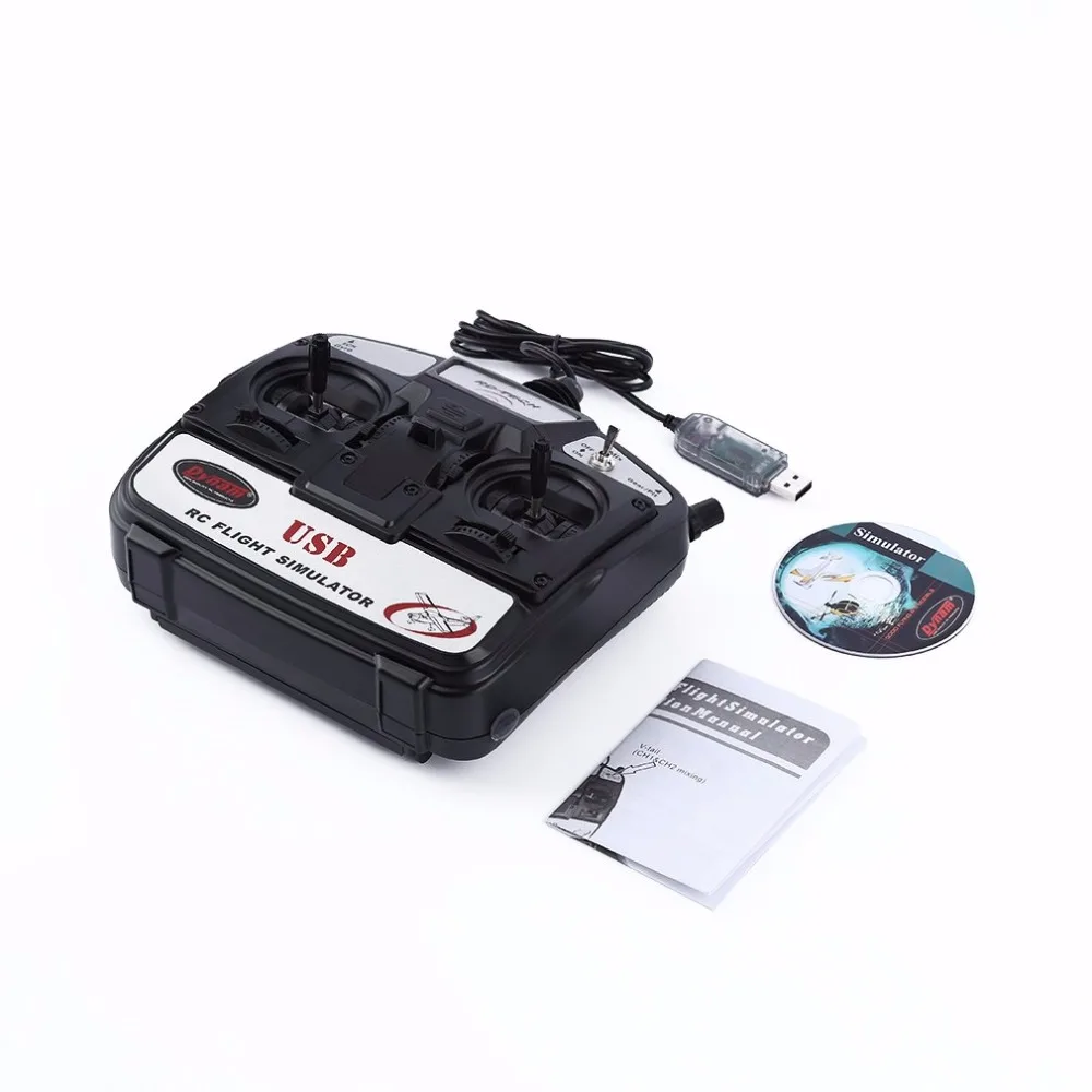 

1Set 6CH USB 3D RC Flight Simulator For Rc Helicopter Glider work with vista win7 Win8 Worldwide sale