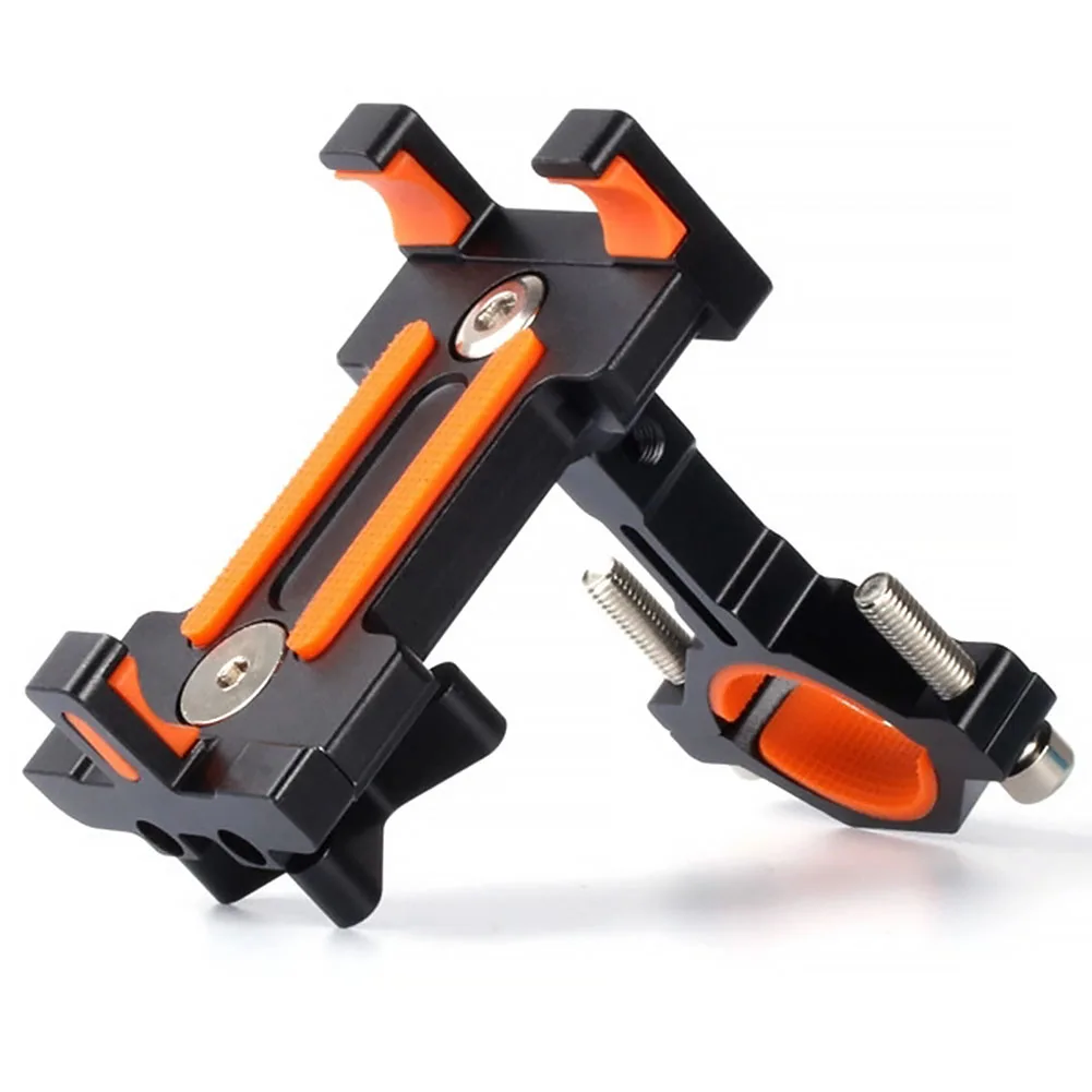Multifunctional Cycling Phone Holder Mount Stretchable 360°Rotation Anti-slip Stand Aluminum Alloy For Motorcycle Bicycle | Спорт и