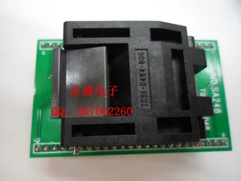 

Free shipping new programming socket TQFP4 turn to DIP48 test holeder IC51-0484-806 pitch 0.5mm with base board