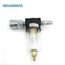 AF2000 G 1/4 Pneumatic Parts Air Filter Accessory Source Unit For Compressor Oil Water Separation AirTAC Type Sanmin pneumatic compressor air source treatment filter dryer af2000 02 oil and water filter