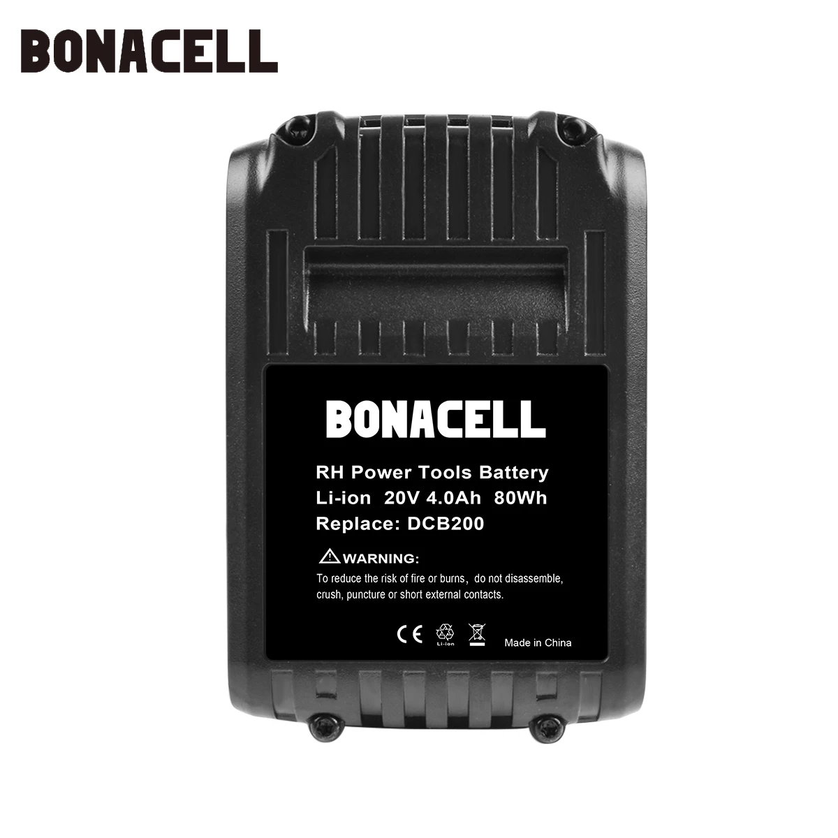 Батарейка Bonacell MAX XR для Dewalt 4000 мАч сменная батарейка DCB200 DCB181 DCB182 DCB204 2 DCB201