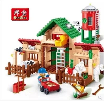 

BB Model Compatible with Lego BB8580 328Pcs City Life Happy Farm Models Building Kits Blocks Toys Hobby Hobbies For Boys Girls
