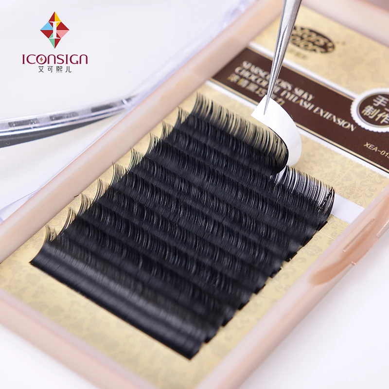 

Charming Popular rhomboid False Eyelashes 0.10/0.15 Thickness J/C Prime Makeup Lashes Eyelash 8-12mm Makeup Extensions