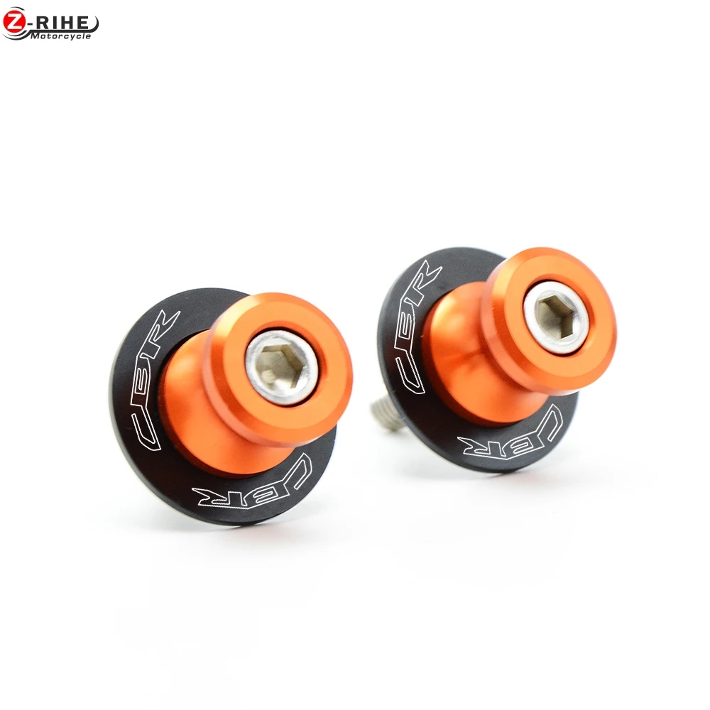 

Motorcycle Accessories CNC Aluminum Black Swingarm Spools slider stand screws For HONDA CBR500R CBR250R 300r CBR900RR CBR400 cbr