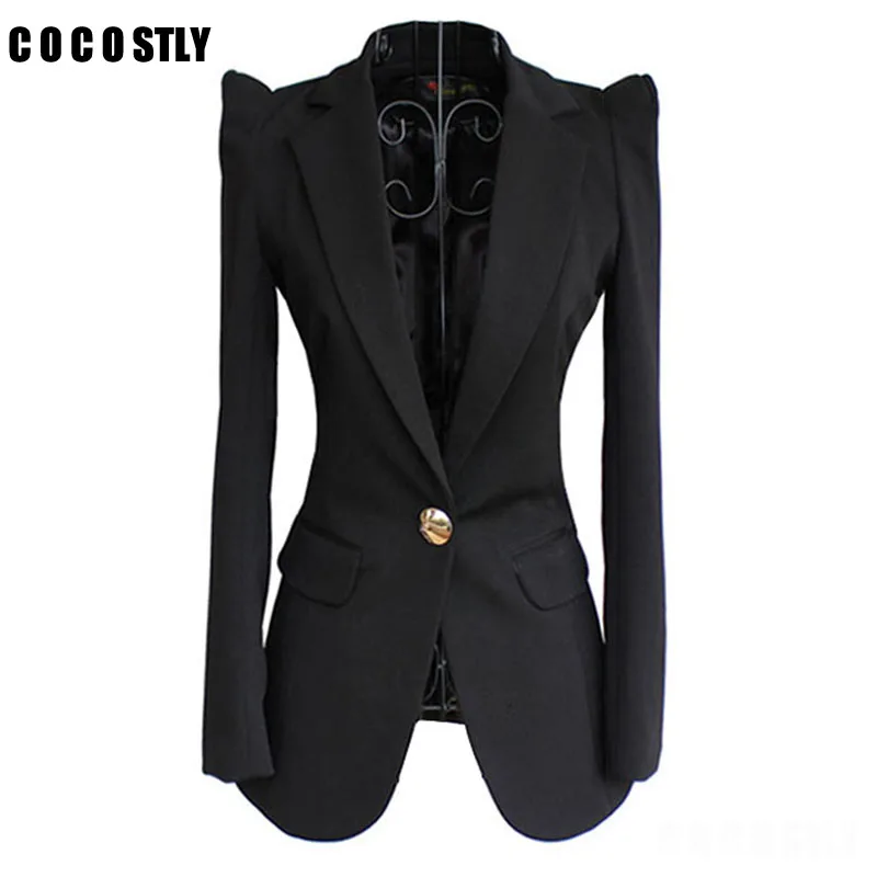 Черные женские блейзеры и куртки осень 2020 модный блейзер в Корейском стиле на