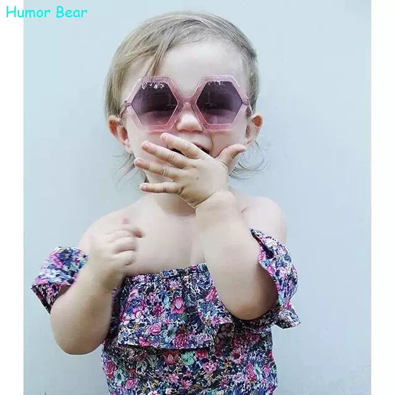 Humor Bear/ стиль г., летний комплект одежды для маленьких девочек с маленькими цветами, хлопковый костюм, детская одежда Одежда для младенцев