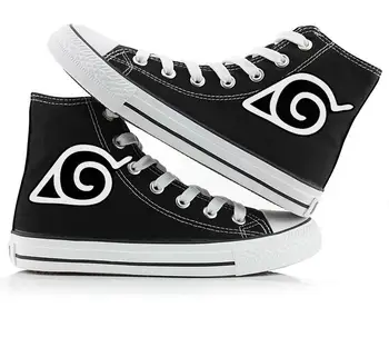 

High-Q Unisex Naruto Sharingan plimsolls canvas shoes rope soled shoes