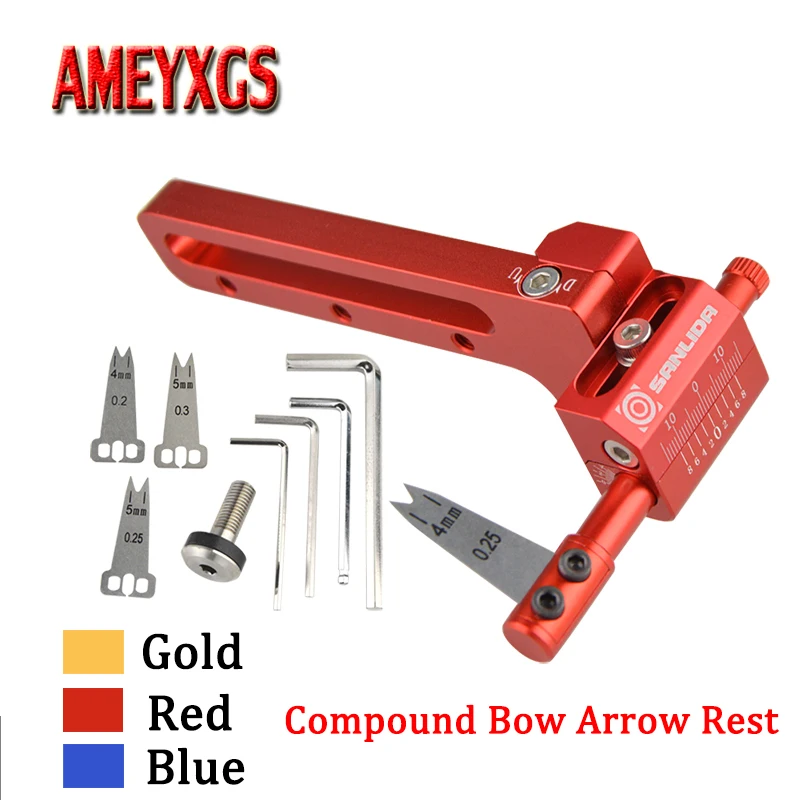 

1pc Archery Bow Arrow Rest Fine-tunable Right Hand Compound Bow Shooting Arrow Rest For Outdoor Sports Hunting Accessories