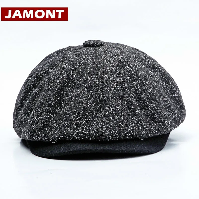 Винтажные кепки [JAMONT] для газетчика осенне зимняя Кепка мужчин и женщин с