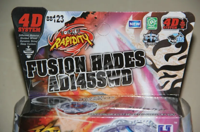 Спиннинг Топ металлический Fusion Hades BB-123(AKA fidefy Darkhelm) Гироскопы Laser pegs Toys lot