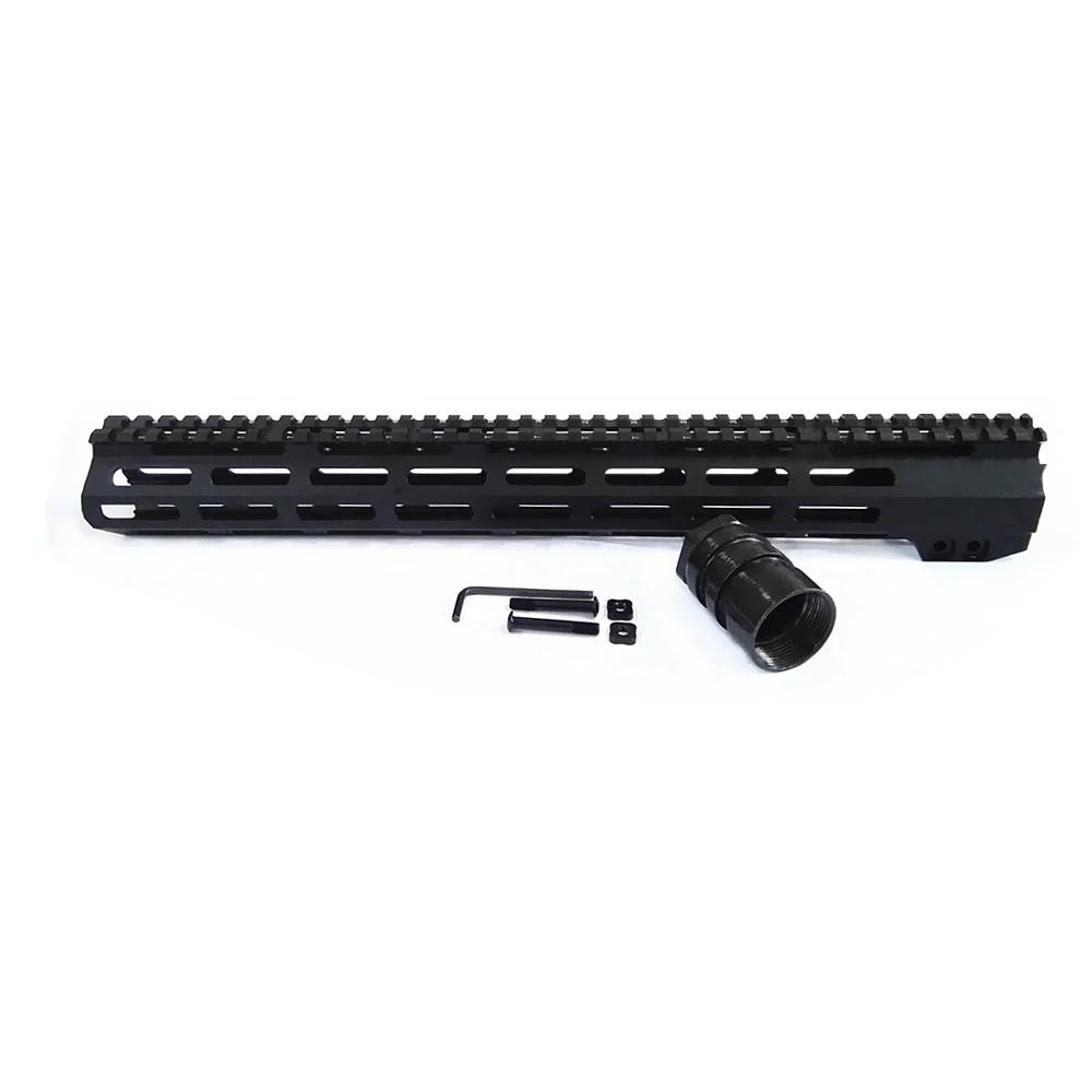 AR15 M-Lok Mlok " 9" 1" 12" 13," 15" 1" 19" тонкий свободный поплавок M-LOK рукоятка винтовка прицел крепление со стальной гайкой