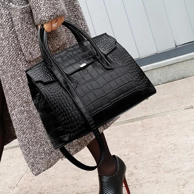 Drands Designer Women Crocodile Bag Women Handbag Hot Selling Tote Women Bag Large Shoulder Messenger Brand Bags Luxury