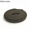 Weiou 7mm Width Flat Tubular Lace Styles Hiking Shoelace Replacement Shoe Laces Polyester Shoestrings Kith Style For Kids Mens ► Photo 2/6