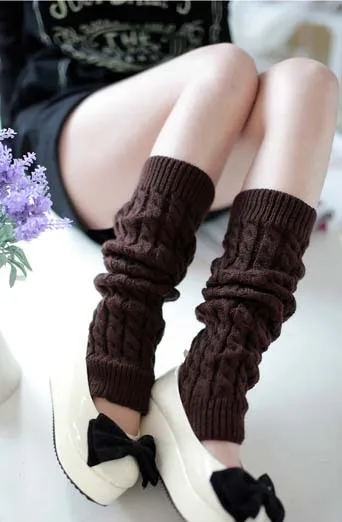 Boot Winter Socks Women Leg Warmer Knitted Crochet Knit