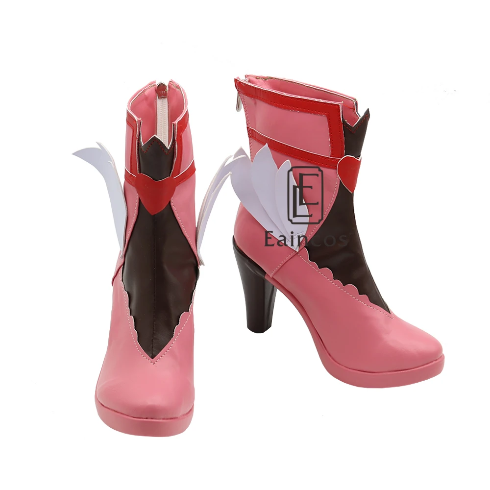 Аниме Волшебная девушка DVA косплей обувь девушки розовый сапоги D. va COS на заказ