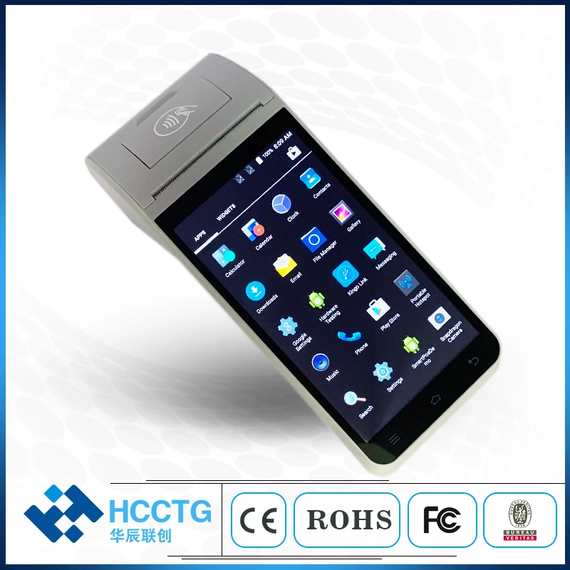 4G 3g NFC смарт мобильный платеж портативный терминал Android pos с принтером HCC-Z91