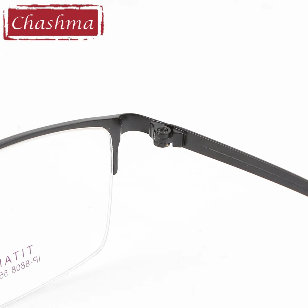 Чашма титановая пластина светильник полуоправа чистый титан|titan eyeglass frames|brand
